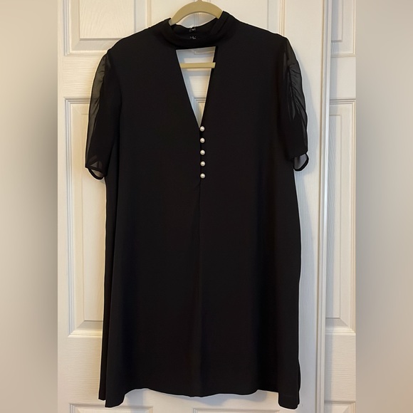 BCBG Generation Ruched Cocktail Mini Dress - Picture 2 of 5